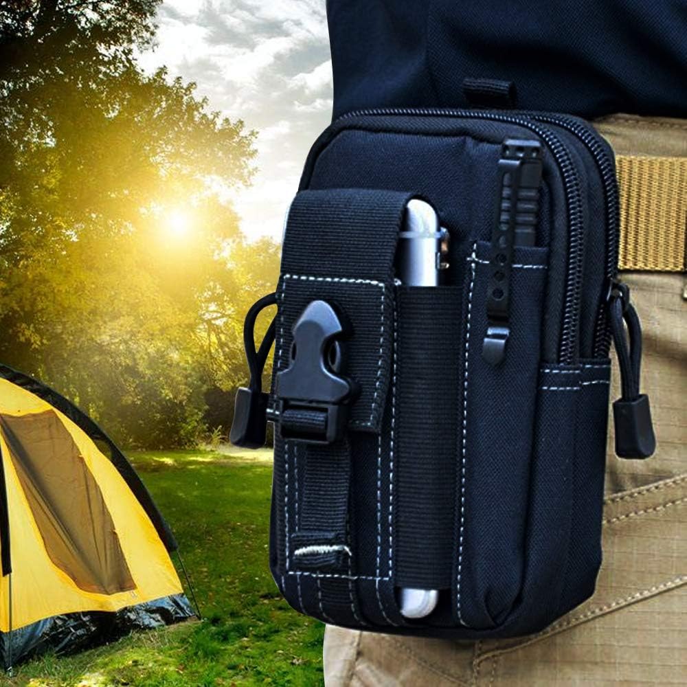 Outdoor Camping Gear - Tactical Molle Belt Pouch Military Waist
