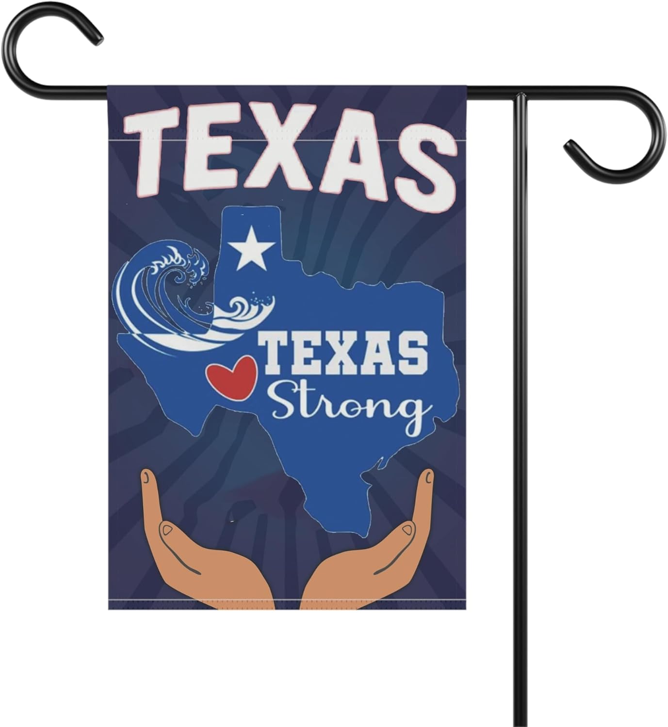 Outdoor Camping In Texas - Texas Strong Garden Flag,Praying For Texas
