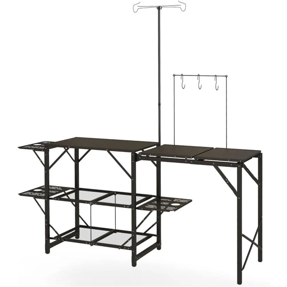Outdoor Camping Kitchen Table - Portable Outdoor Camping Kitchen Station with