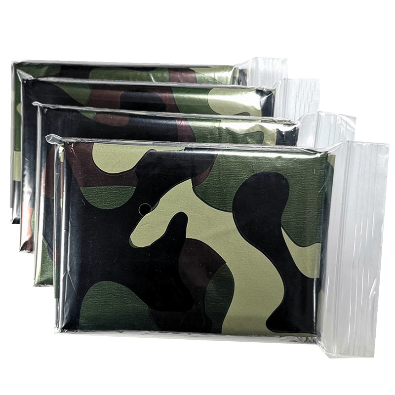 Outdoor Camping Quilt - 1pcs Emergency Thermal Blanket Folding Waterproof