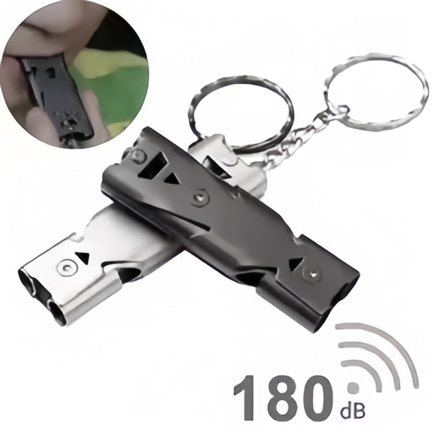 Outdoor Camping Youtube - Survival Whistle Keychain Emergency Loud Safety