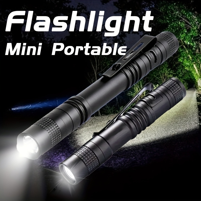 Outdoor Camping Decor - Mini Portable LED Flashlight Pocket Ultra