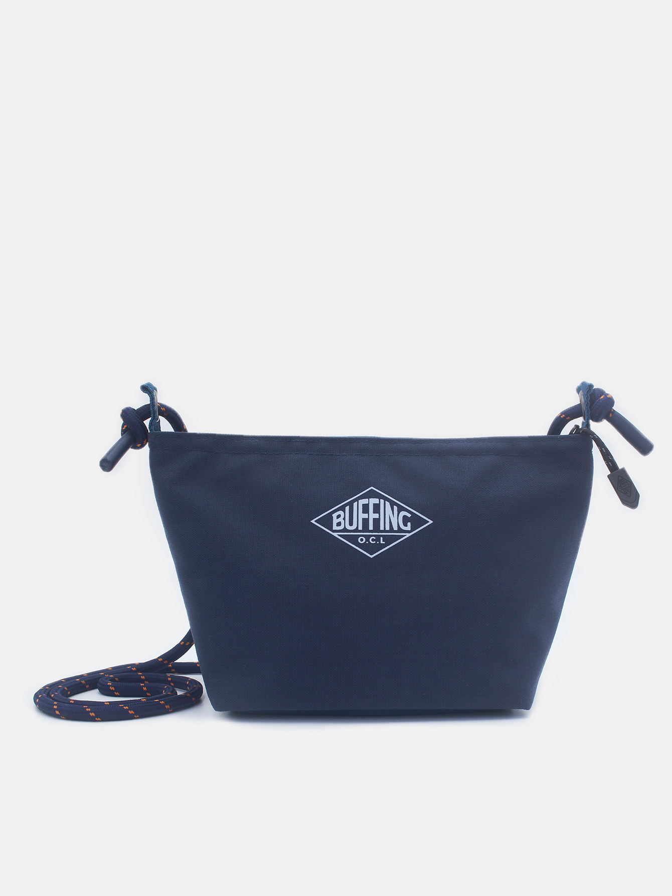 Japanese Outdoor Camping Brand - Buffing Deep Blue Crossbody Bag Nylon