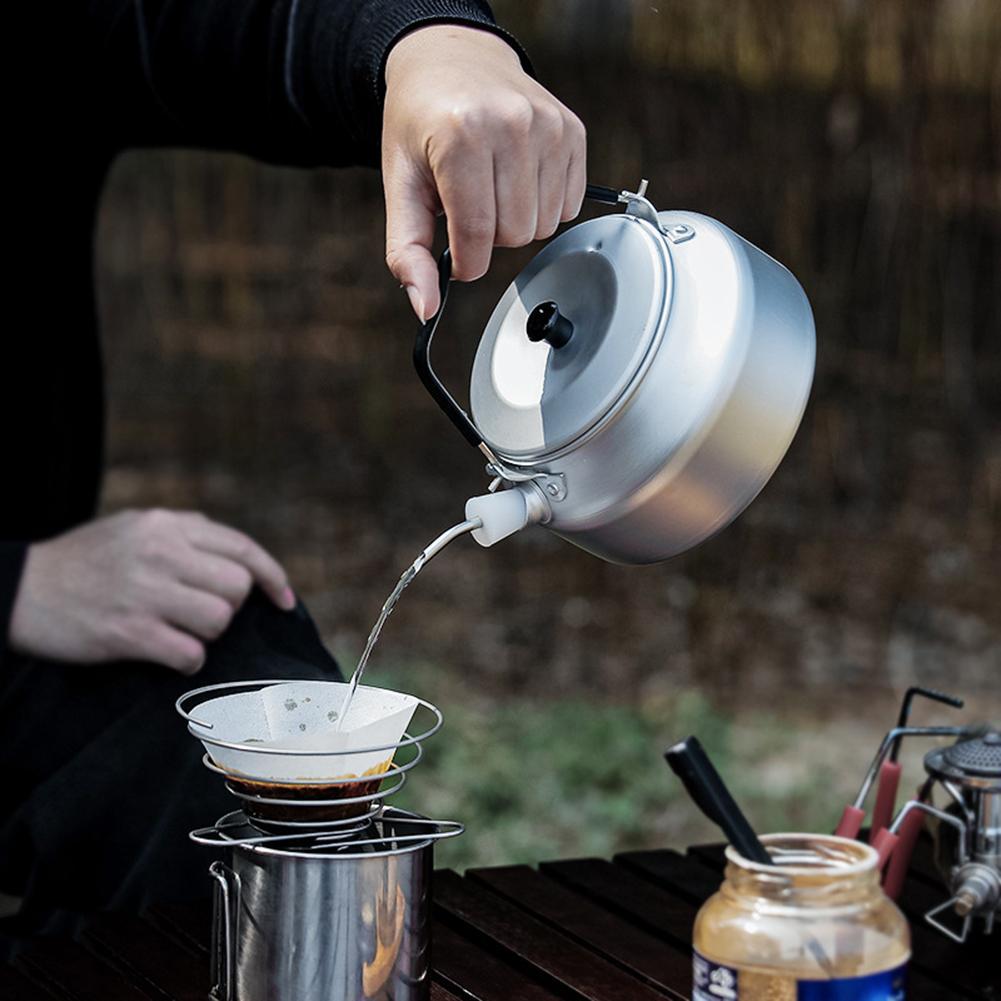 Outdoor Camping Youtube - 800ml Outdoor Portable Teapot Kettle with