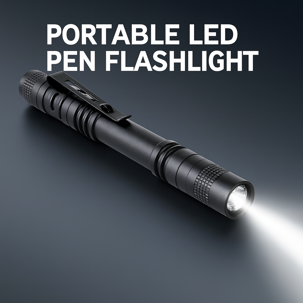 Outdoor Camping Decor - Portable Mini LED Pen Flashlight Waterproof