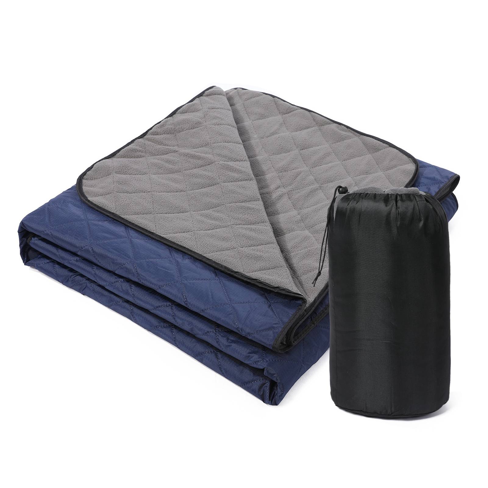 Outdoor Camping Quilt - Camping Blanket Water-resistant Quilted Fleece Stadium