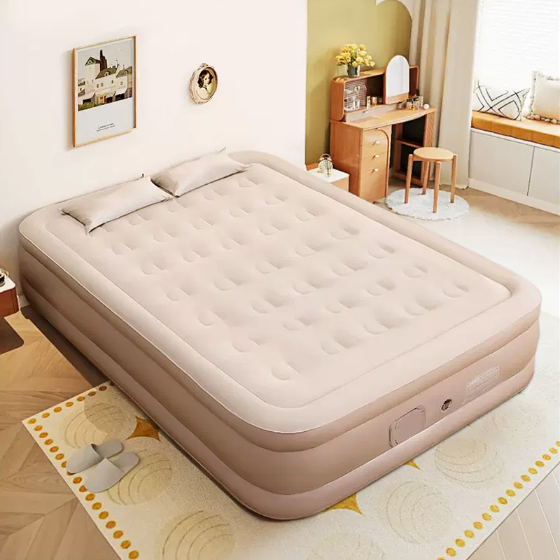 Outdoor Camping Mattress - Queen Air Mattress with Built in