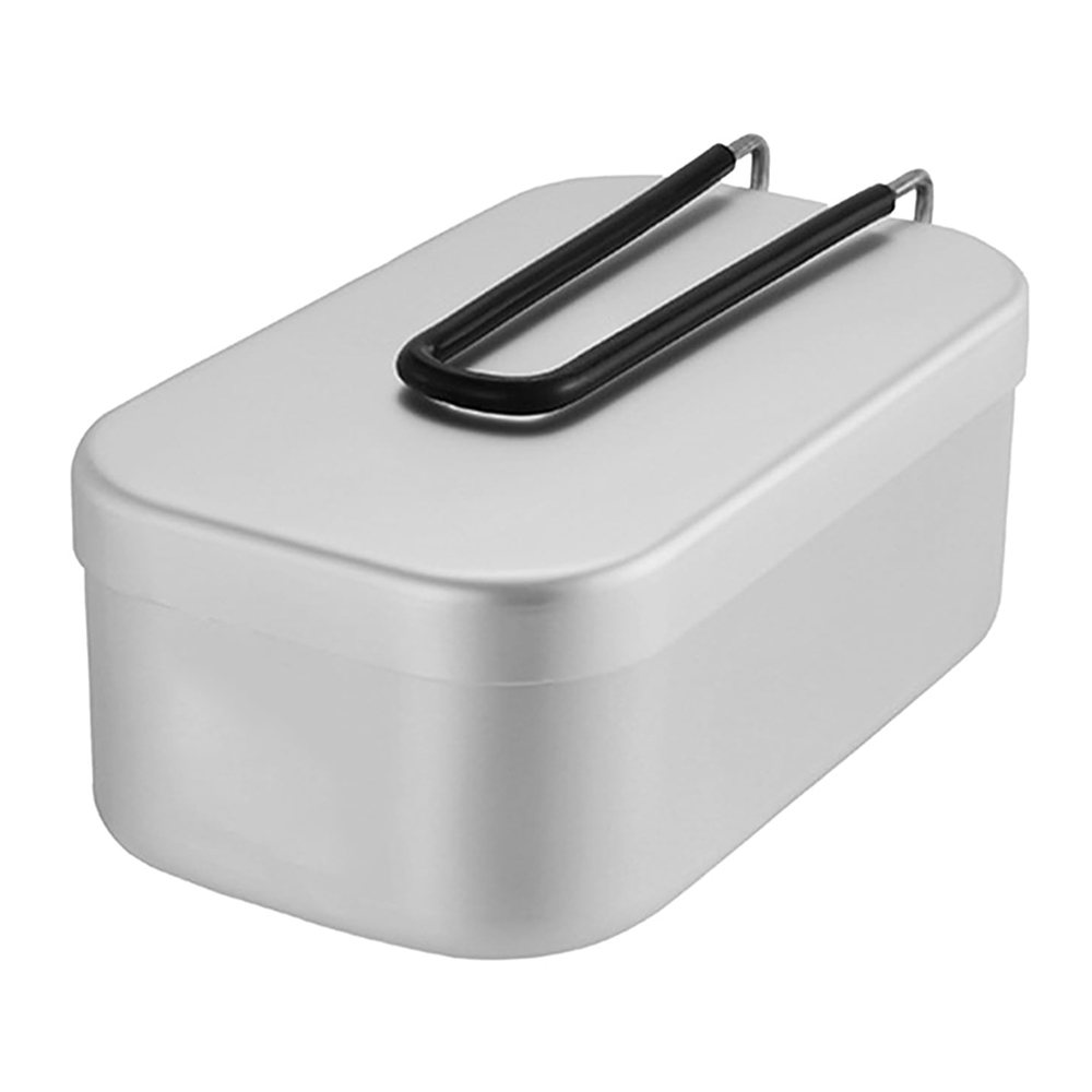 Outdoor Camping Kitchen Table - 800ML Aluminum Lunch Boxes Outdoor Camping