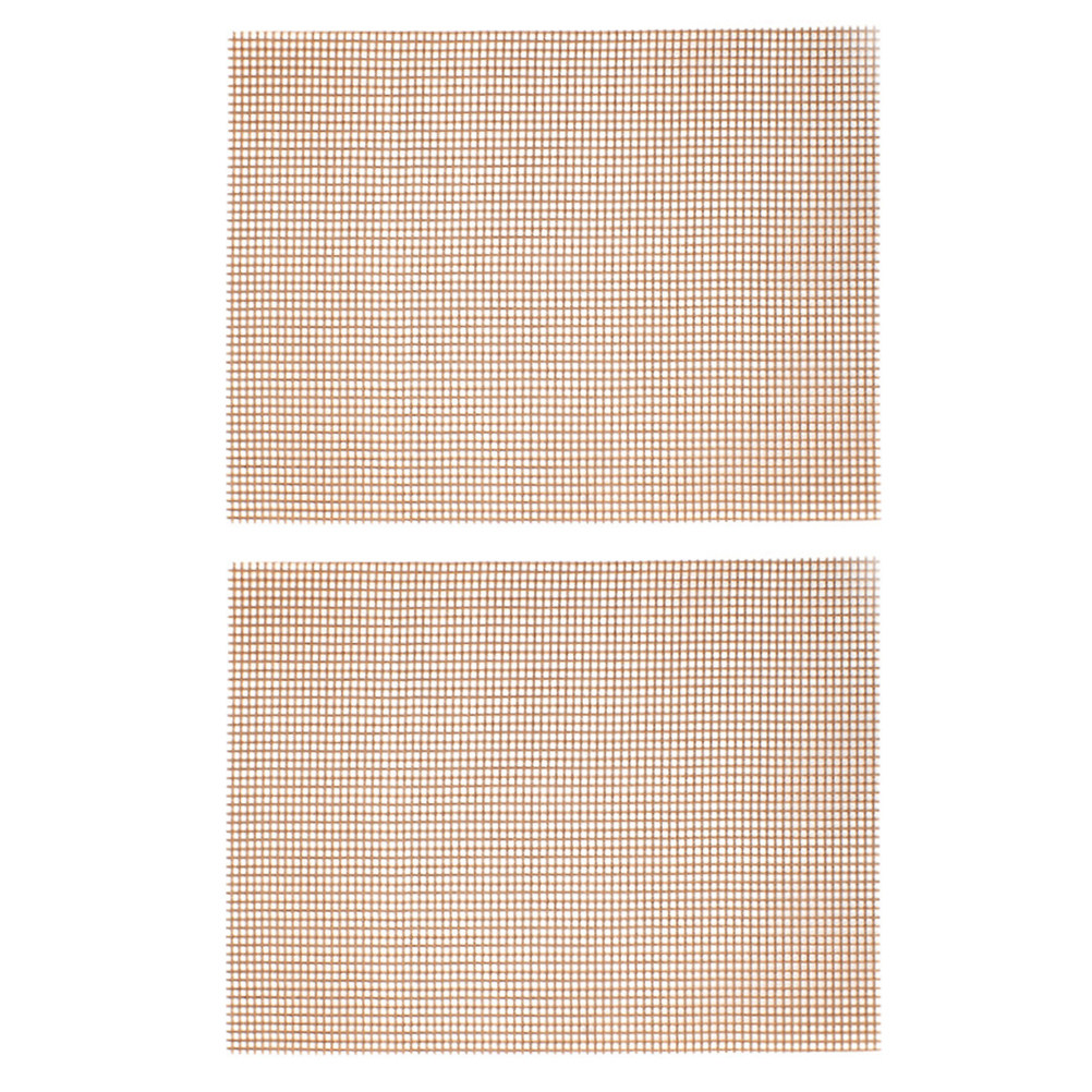 Outdoor Gas Stove - 2Pcs Bbq Grill Mesh Mat Non-Stick