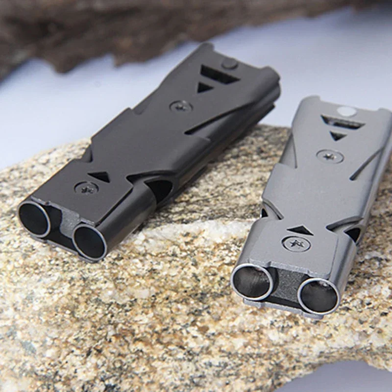 Outdoor Camping Youtube - Portable Whistle 180 db Aluminum Alloy