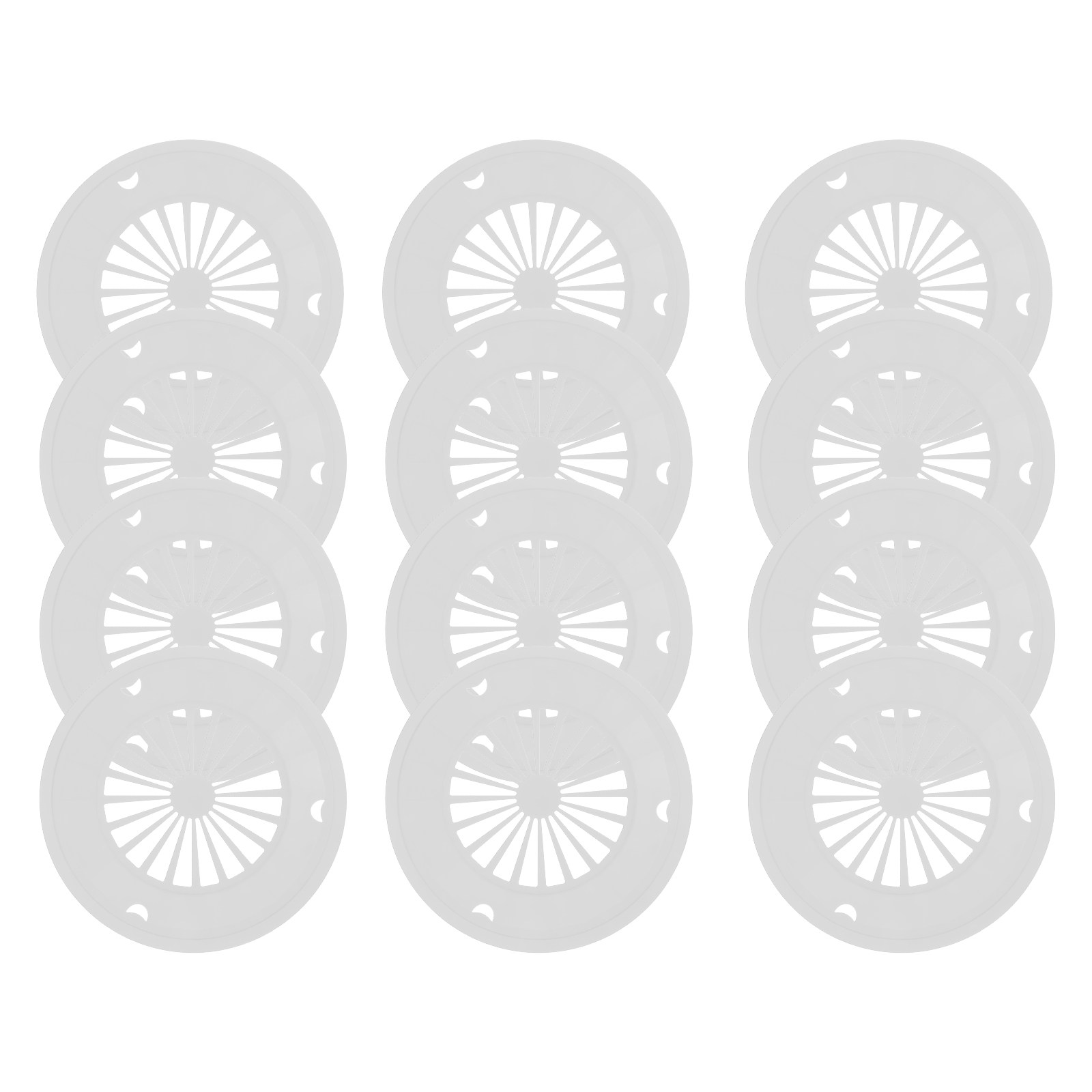 Outdoor Camping Food - 20Pcs Portable Paper Plate Holders Reusable