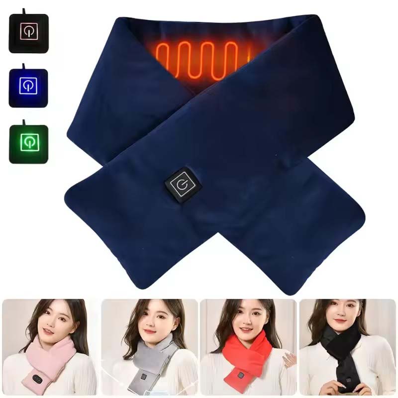 Outdoor Camping Gear - USB Women Men Heating Scarf Temperature
