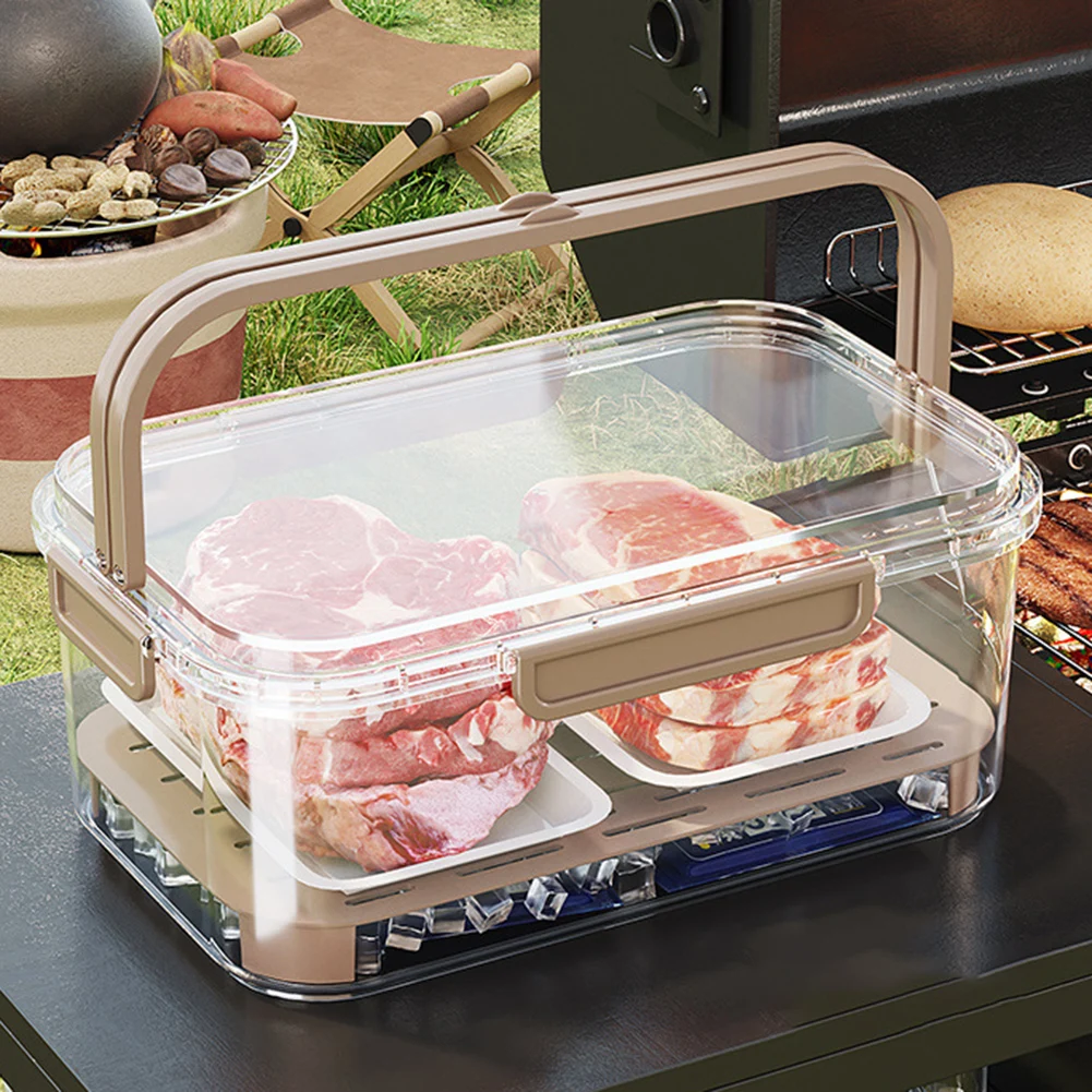 Outdoor Camping Food - Portable Food Storage Container Large Capacity
