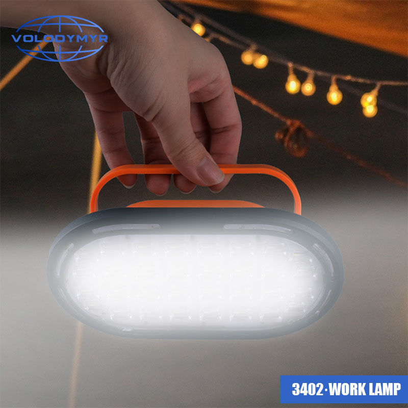 Outdoor Camping Youtube - VOLODYMYR Outdoor Camping Solar Rechargeable Floodlight