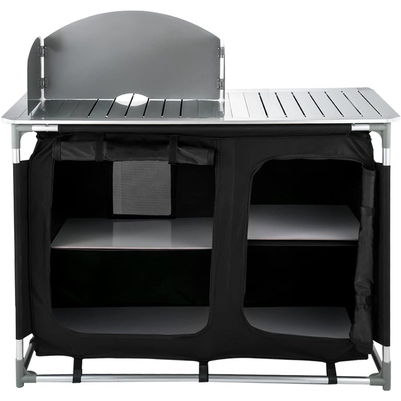 Outdoor Camping Kitchen Table - Outdoor Furniture Portable Picnic Organizer Cupboard
