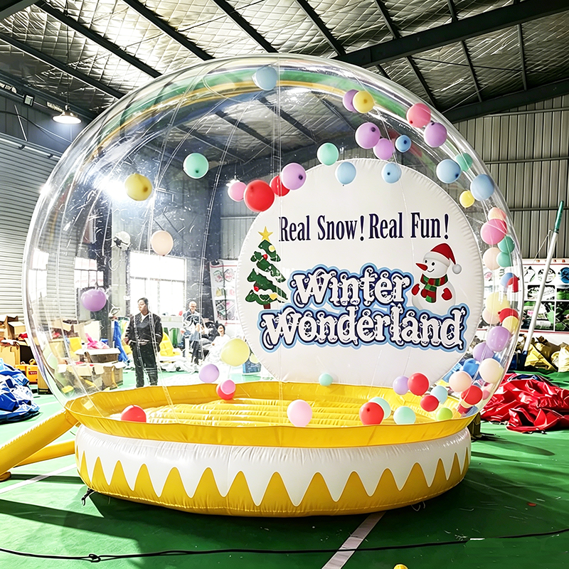 Outdoor Camping Rentals - &Christmas Inflatable Bubble House, Clear Transparent