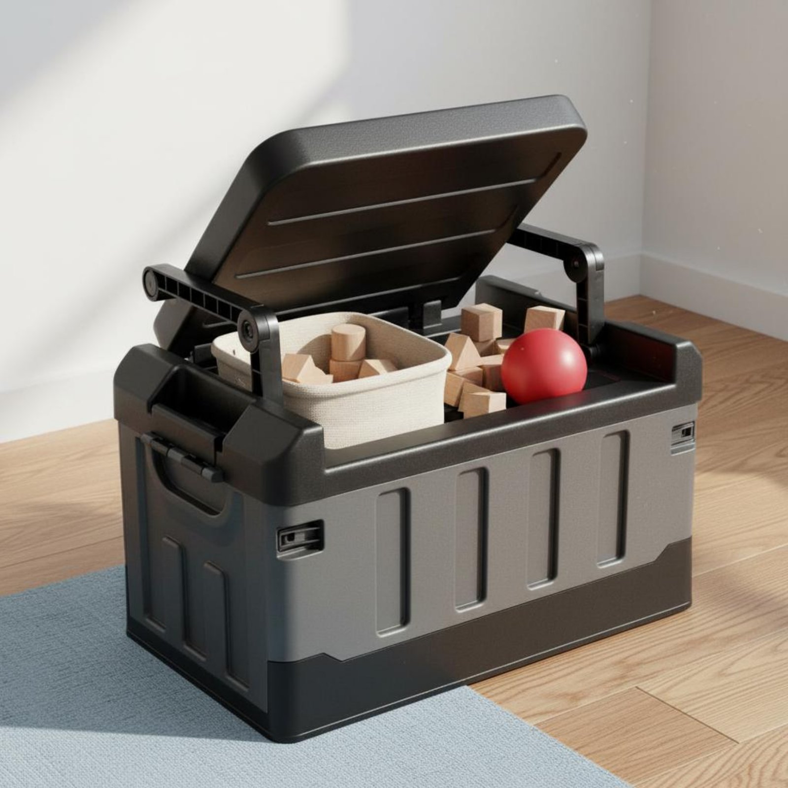 Outdoor Camping Gear - Sit-on Storage Trunk Multi-Functional Portable Storage