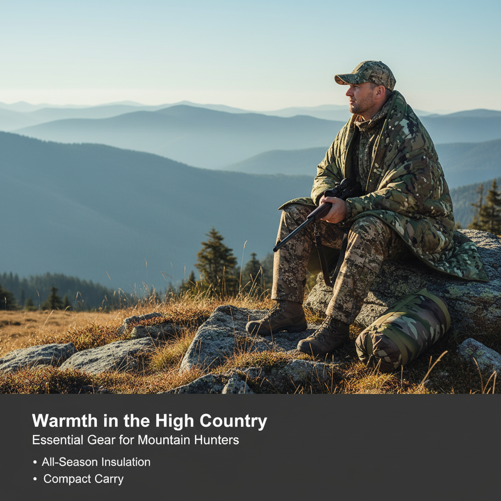 Outdoor Camping Quilt - WELEAD Ultralight Camo Button-style Camping Quilt