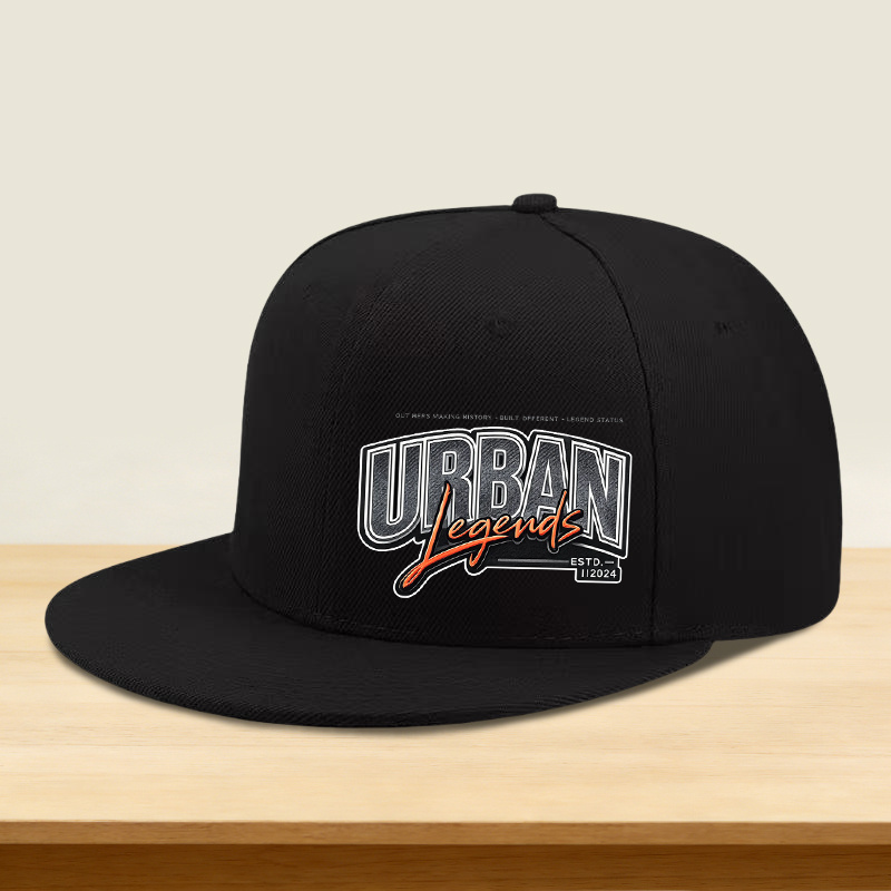 Urban Outdoor Camping - 1pc Urban Legends Printed Hip-Hop Cap,