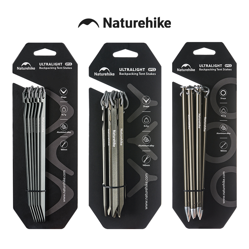Ultralight Ground Sheet - Naturehike Tent Nail 7075 Aluminum Alloy