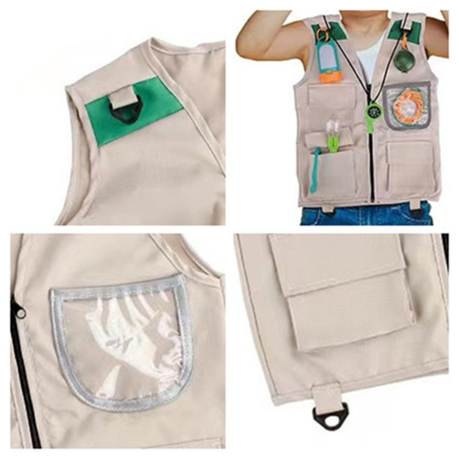 Outdoor Camping Kids Activities - Kids Fishing Vest Sleeveless Costume Jacket