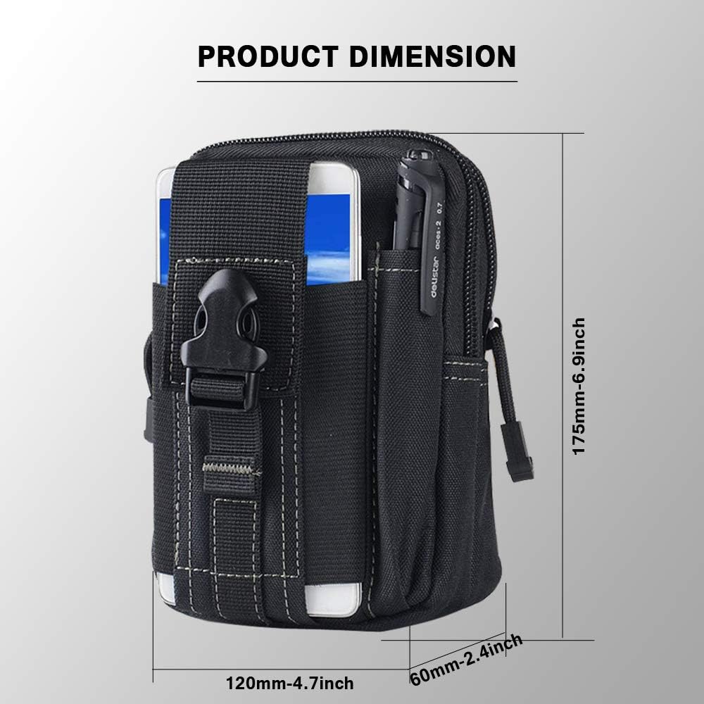 Tactical Molle Belt Pouch Mili - Outdoor Camping Gear ulasan dan harga