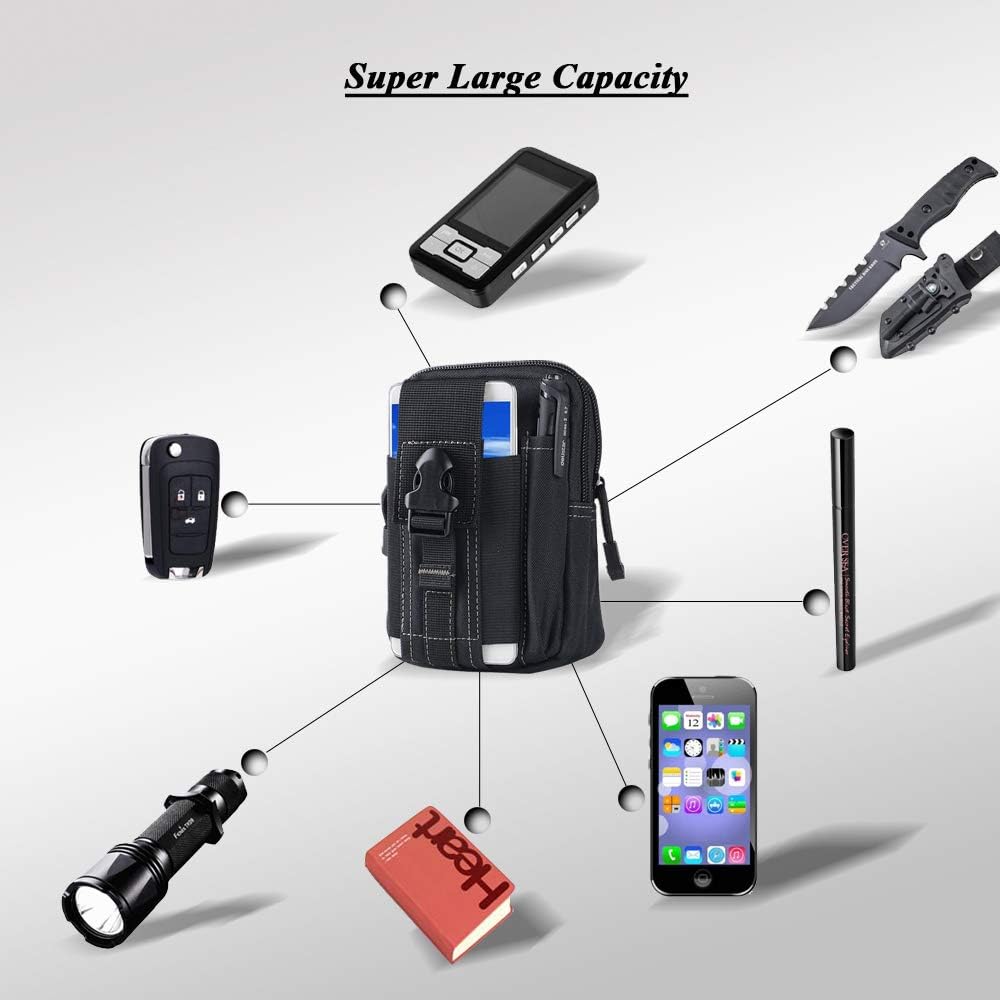 Tactical Molle Belt Pouch Mili - Outdoor Camping Gear ulasan dan harga