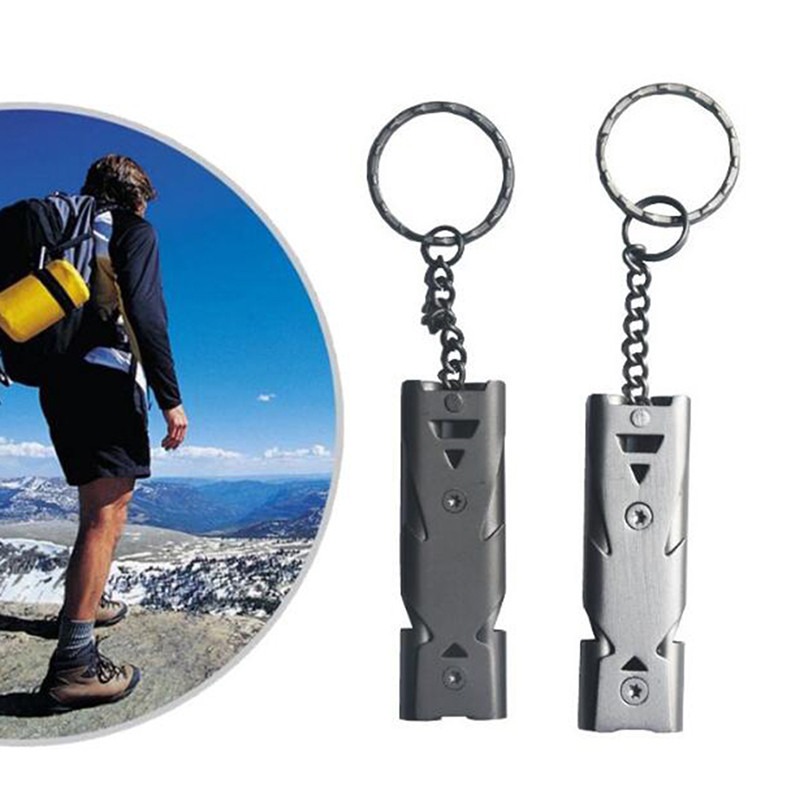 Portable Survival Whistle Keyc - Outdoor Camping Youtube ulasan dan harga