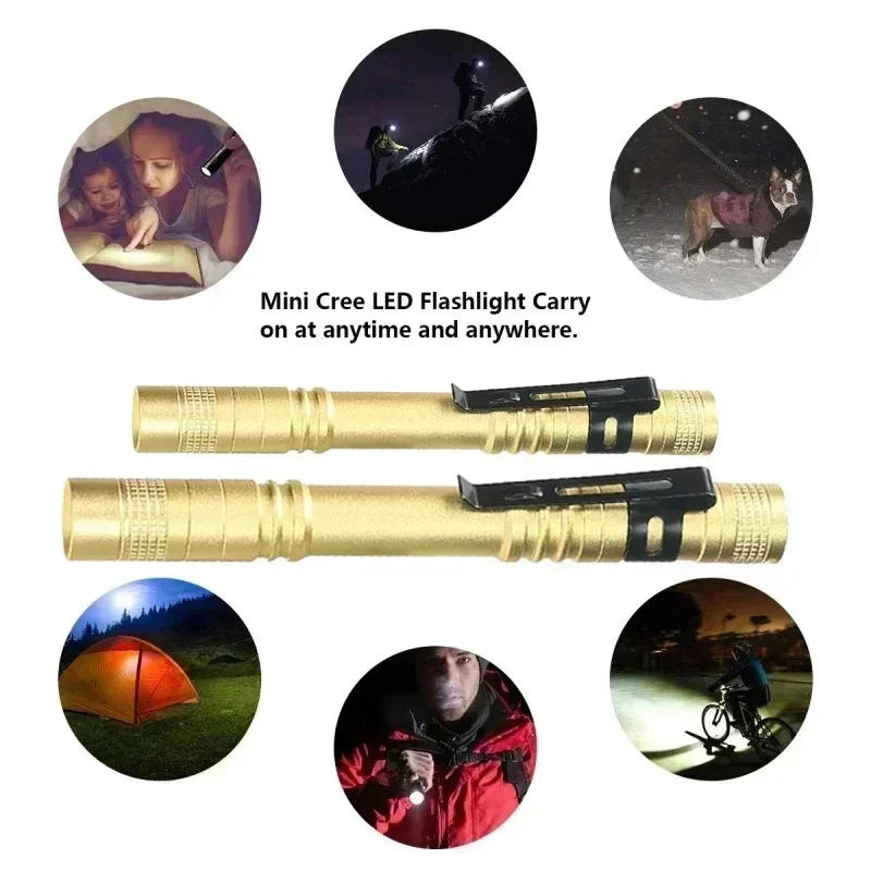 Mini Portable LED Pen Light wi - Outdoor Camping Decor ulasan dan harga
