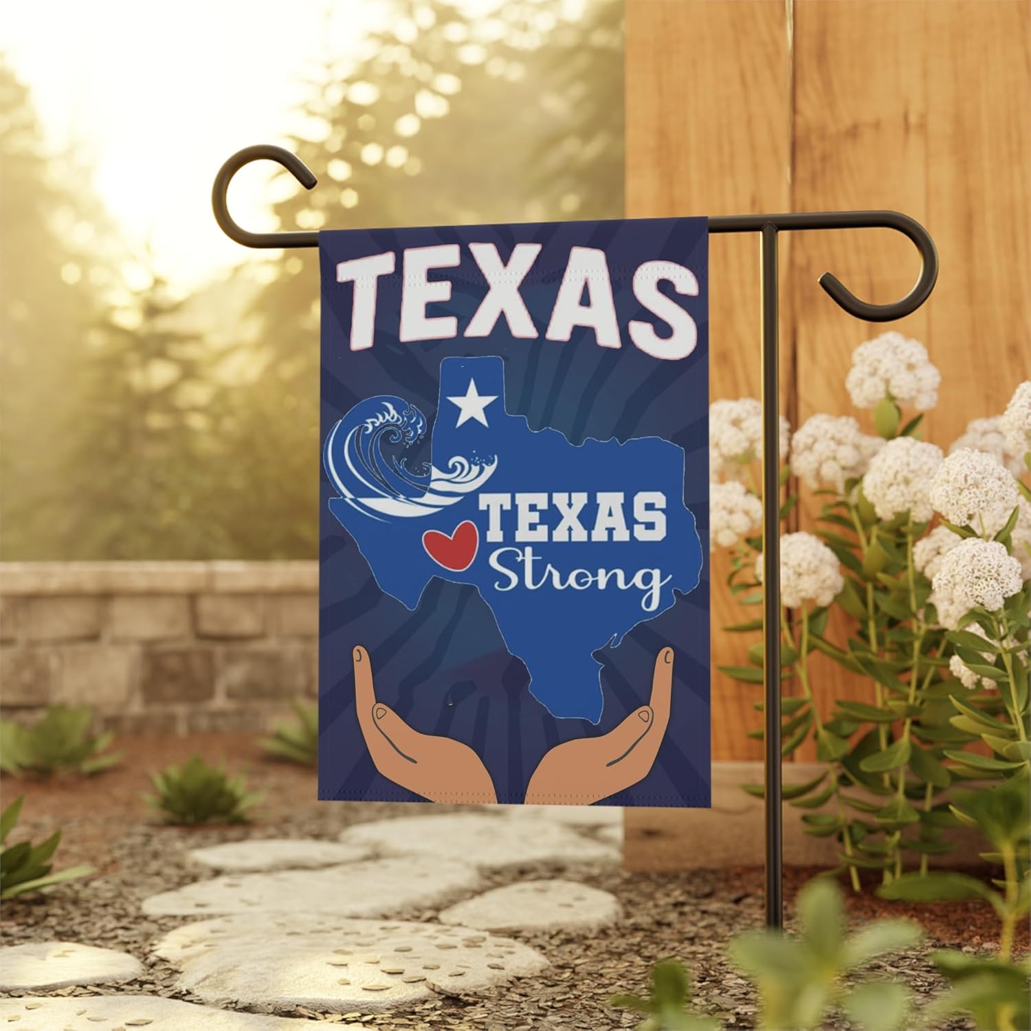 Texas Strong Garden Flag,Prayi - Outdoor Camping In Texas ulasan dan harga