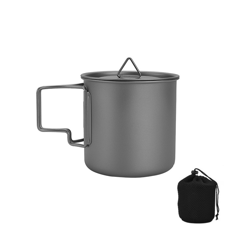 Titanium Camping Mug with Fold - Outdoor Camping Kitchen Table ulasan dan harga