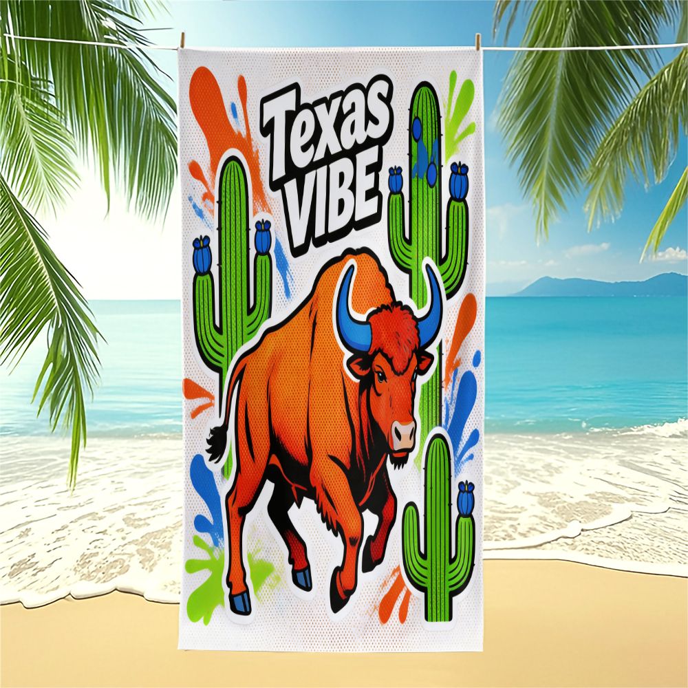 Texas Vibe Pop Art Bull Print  - Outdoor Camping In Texas ulasan dan harga