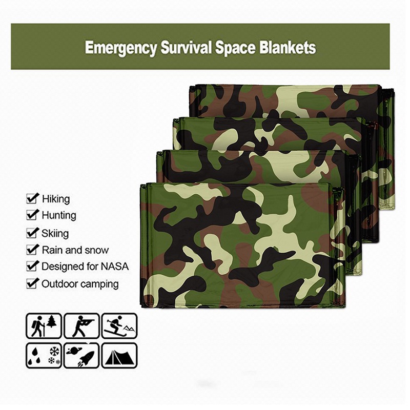 1pcs Emergency Thermal Blanket - Outdoor Camping Quilt ulasan dan harga
