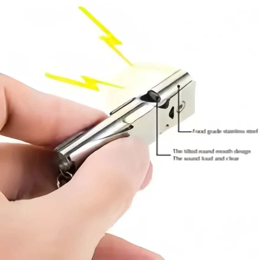 Survival Whistle Keychain Emer - Outdoor Camping Youtube ulasan dan harga