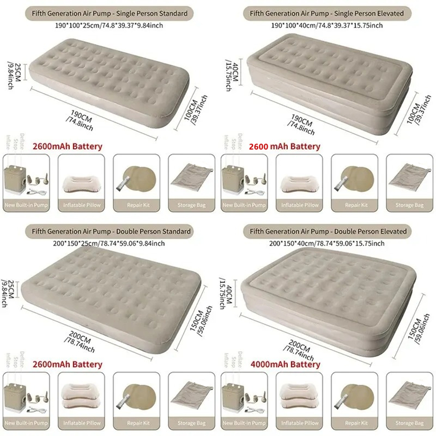 Interior Air Mattress Glamping - Outdoor Camping Mattress ulasan dan harga