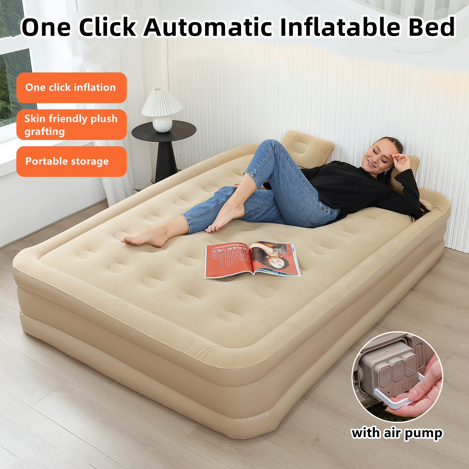 Interior Air Mattress Glamping - Outdoor Camping Mattress ulasan dan harga