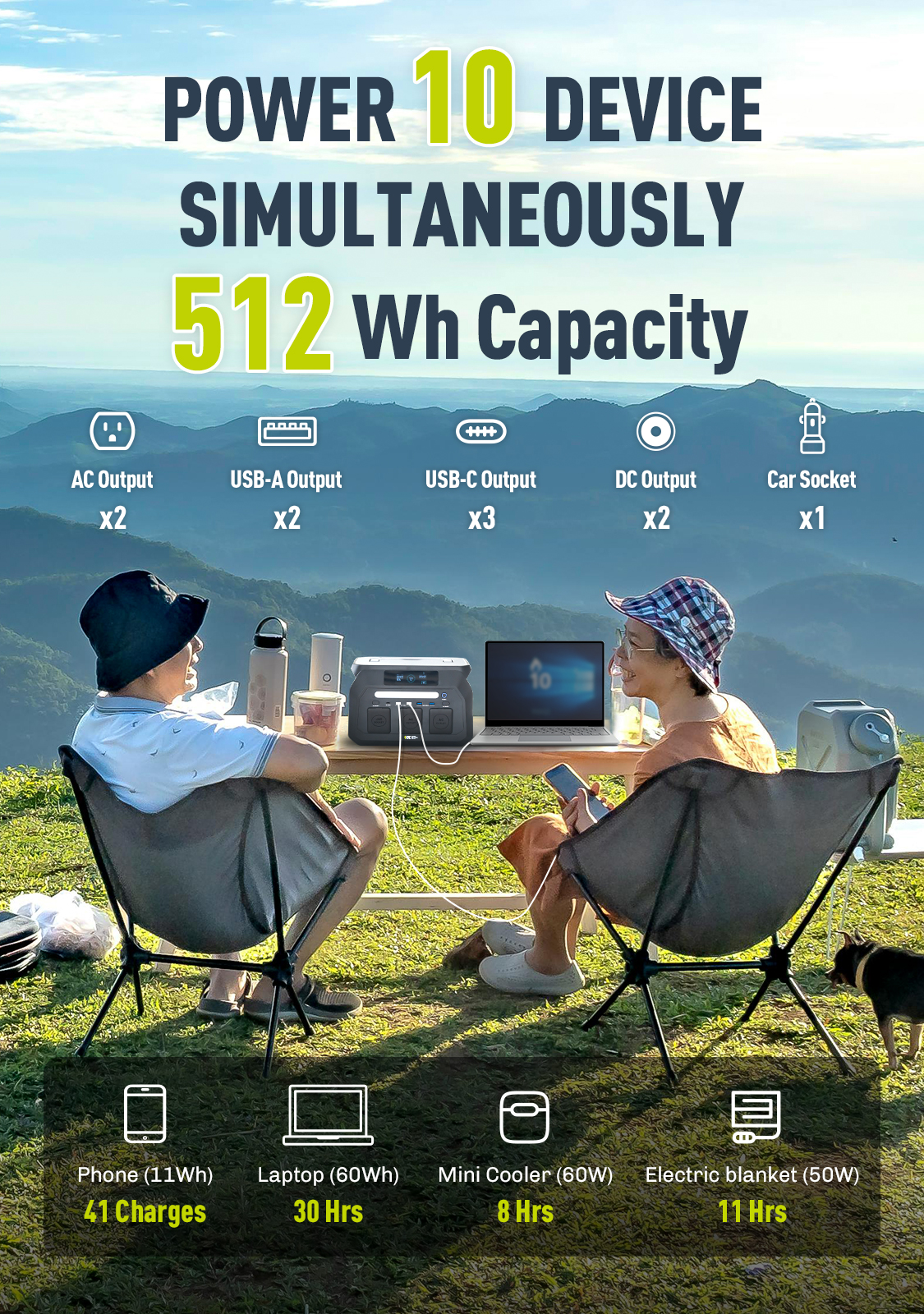 IEE P800 Portable Power Statio - Outdoor Camping Outlet ulasan dan harga