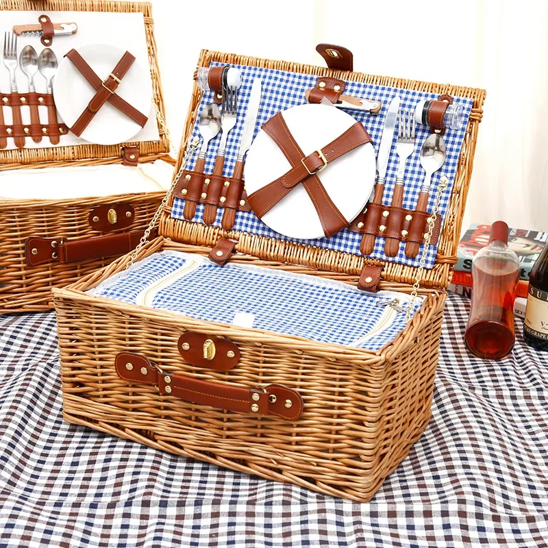 Family Outing Picnic Basket, O - Outdoor Camping Food ulasan dan harga