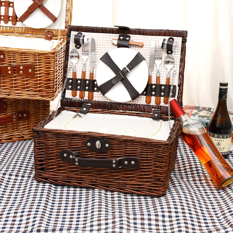 Family Outing Picnic Basket, O - Outdoor Camping Food ulasan dan harga