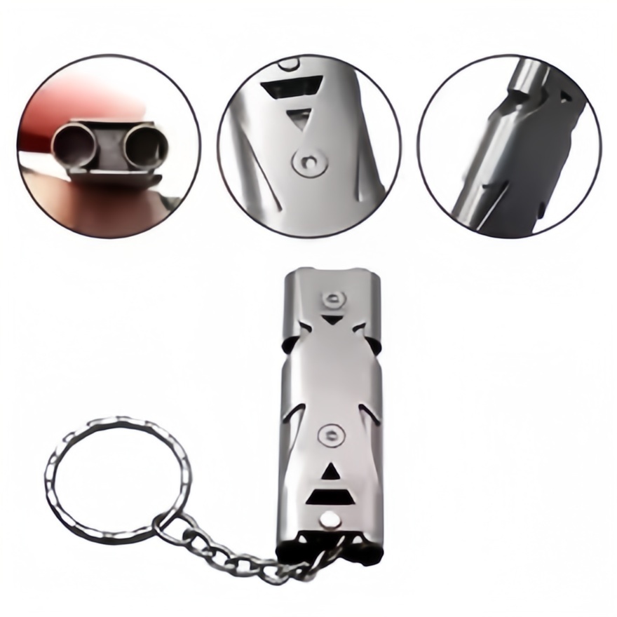 Survival Whistle Keychain–High - Outdoor Camping Youtube ulasan dan harga
