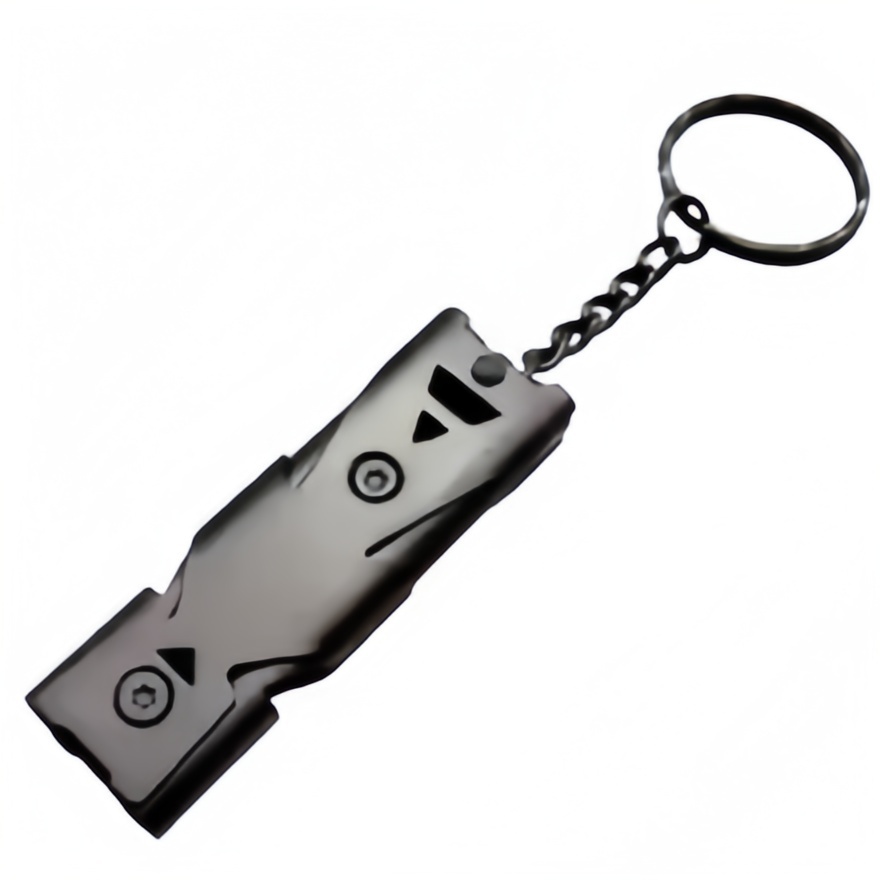 Survival Whistle Keychain–High - Outdoor Camping Youtube ulasan dan harga