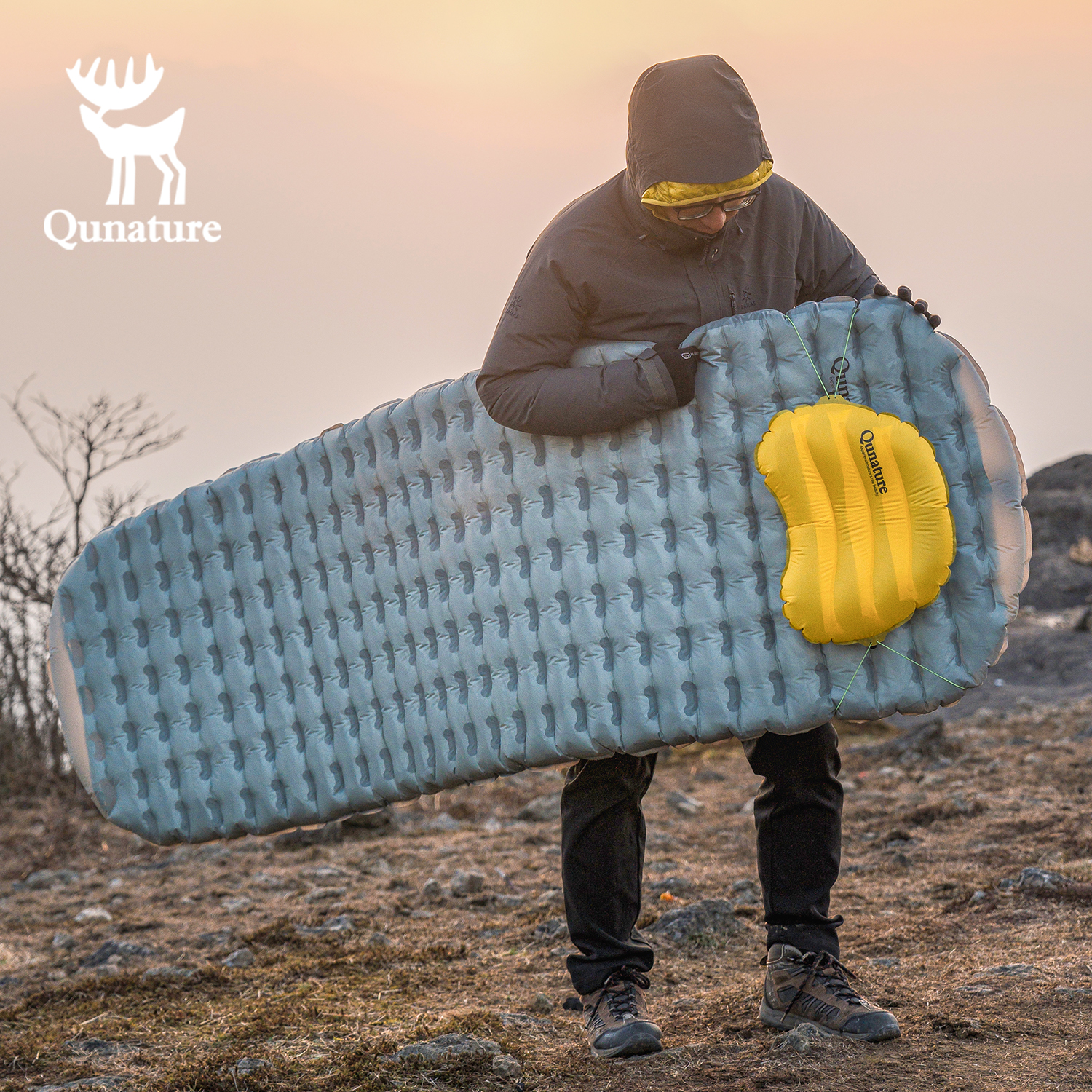 Qunature 3Pcs/set Outdoor Camp - Outdoor Camping Mattress ulasan dan harga