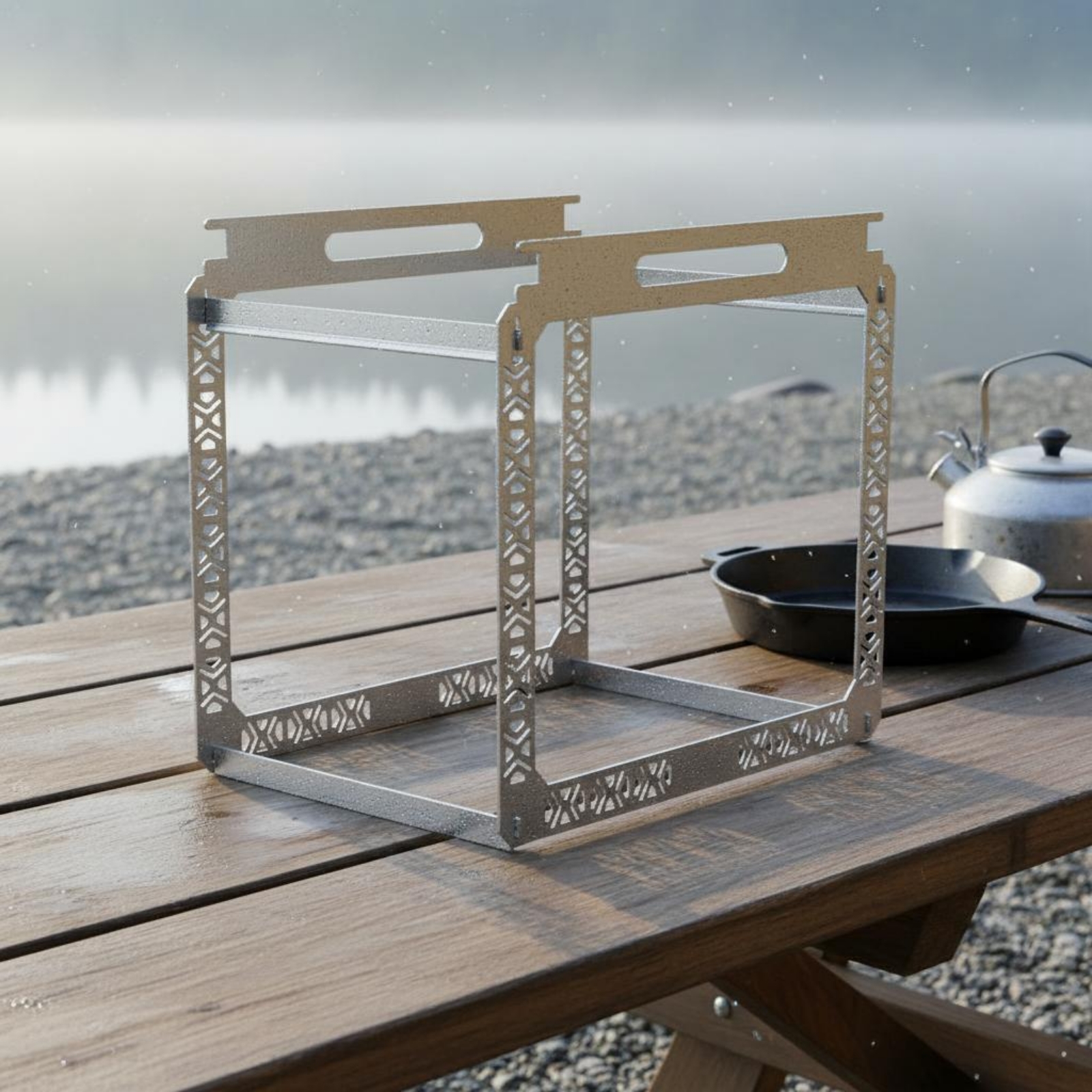 IGT Hanging Rack Rust Resistan - Outdoor Camping Gear ulasan dan harga