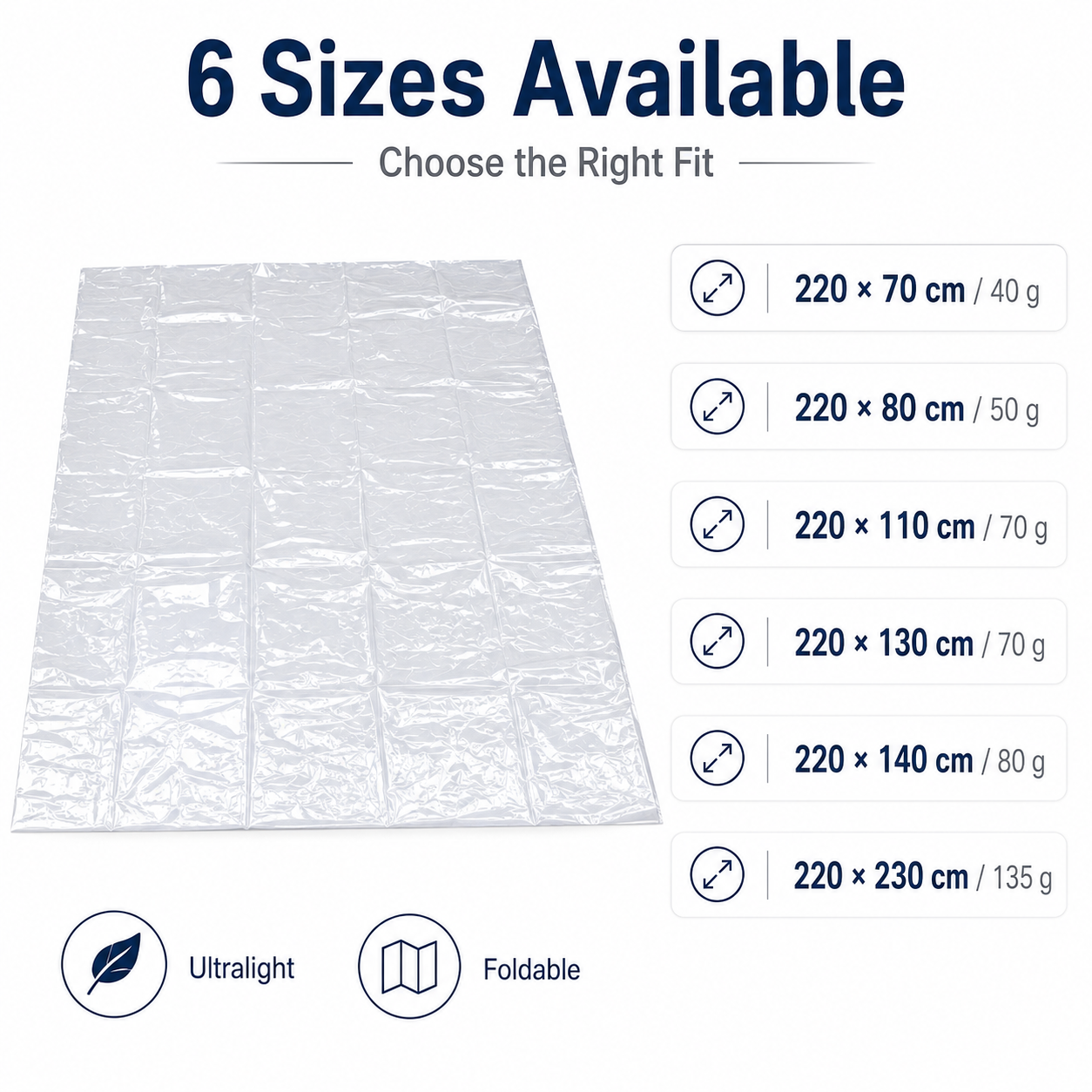 Ultralight Transparent Tent Gr - Ultralight Ground Sheet ulasan dan harga