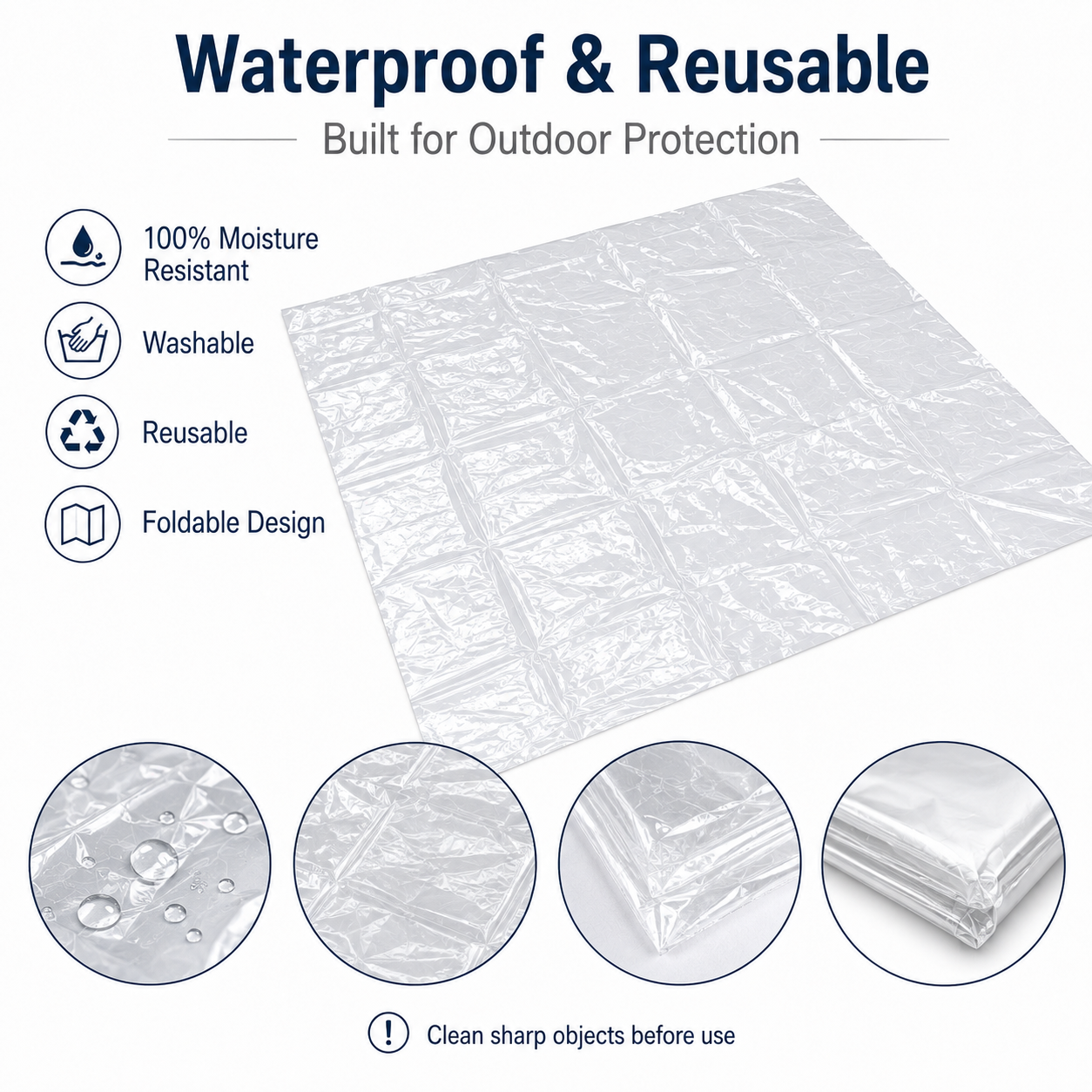 Ultralight Transparent Tent Gr - Ultralight Ground Sheet ulasan dan harga