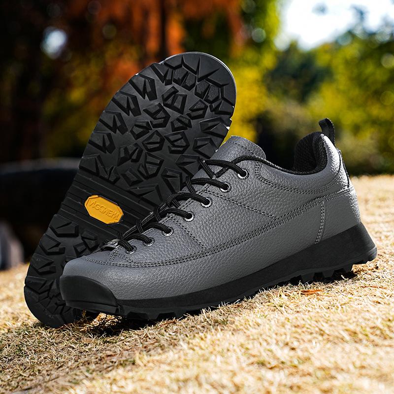 Trendy Leather Shoes Hiking Me - Urban Outdoor Camping ulasan dan harga