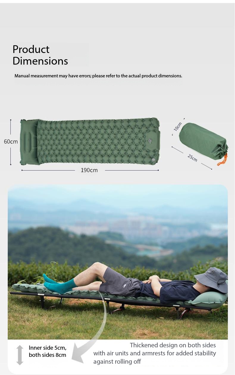 Waterproof Inflatable Camping  - Outdoor Camping Mattress ulasan dan harga