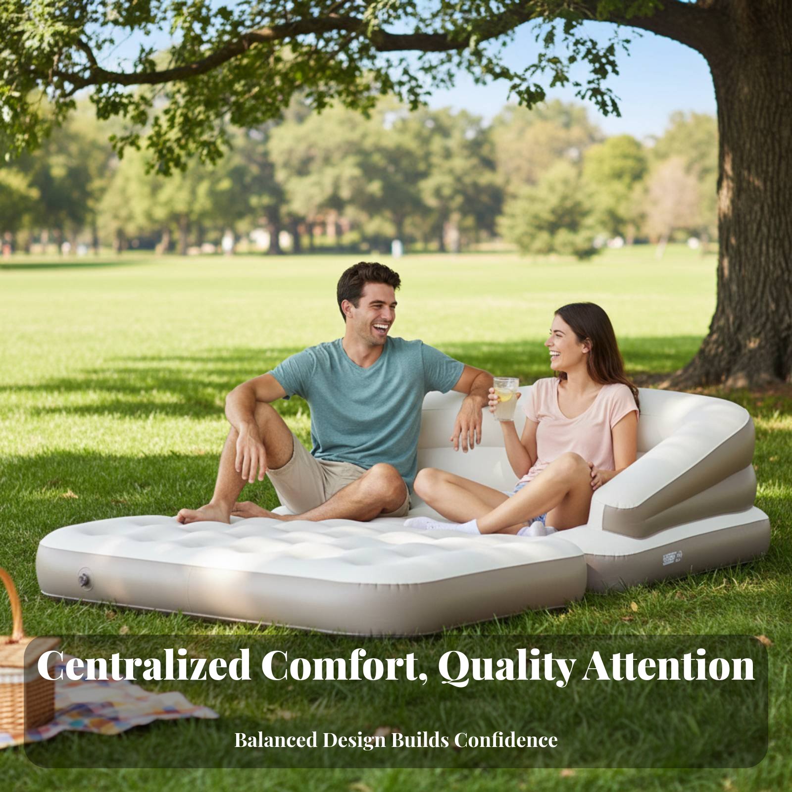 Inflatable Mattress, Folding A - Outdoor Camping Mattress ulasan dan harga