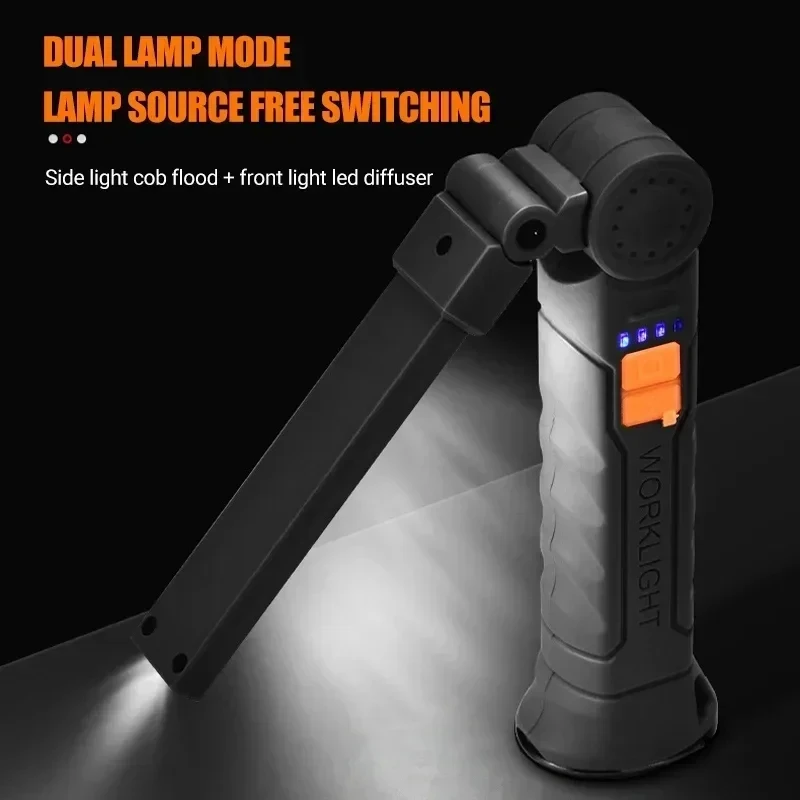 Portable COB LED Flashlight US - Outdoor Camping Decor ulasan dan harga