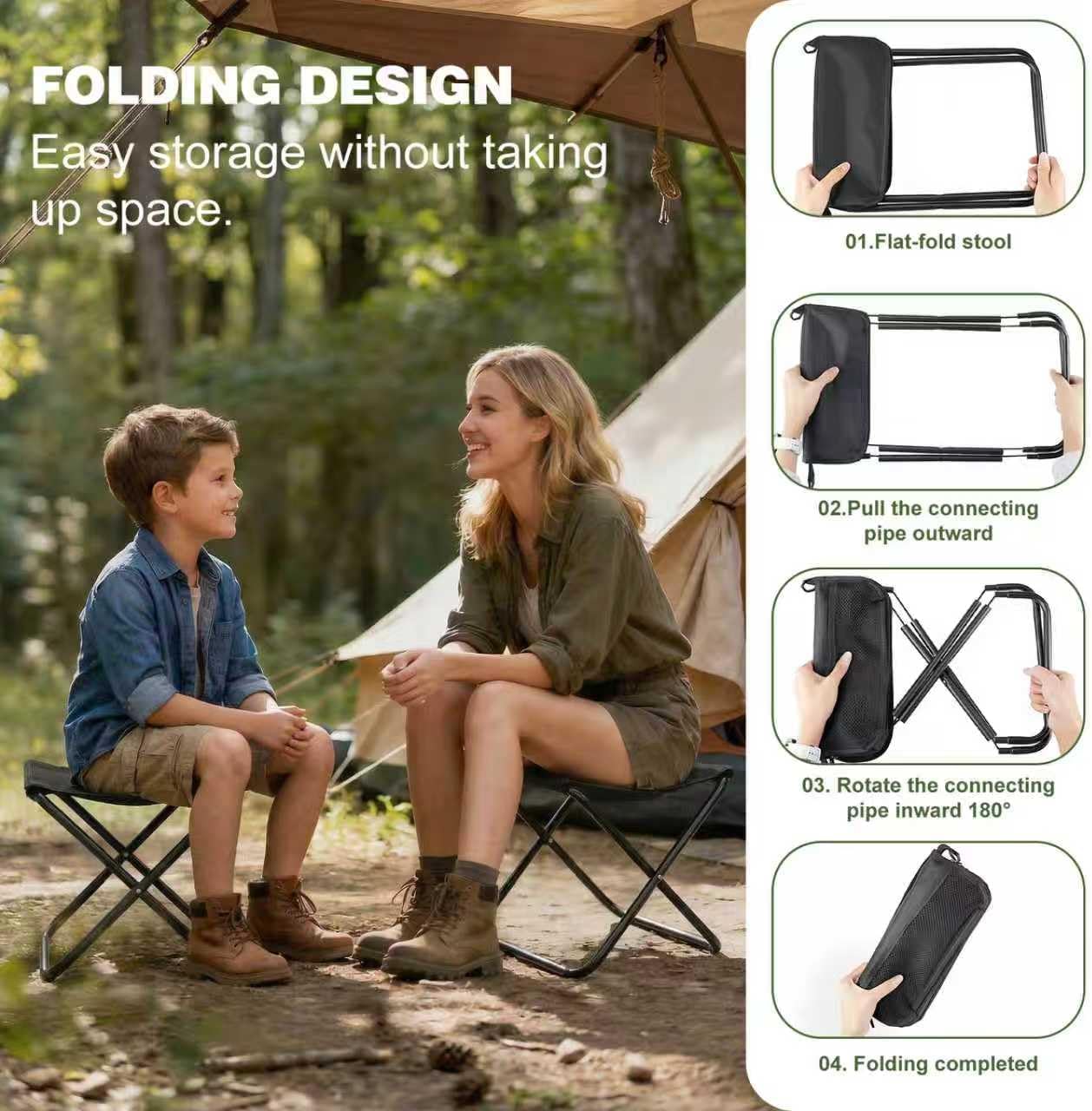 GMOX Camping Stool Portable Ch - Outdoor Camping Outlet ulasan dan harga